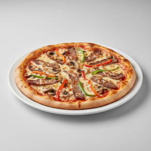 Individual 10" Small Philly Cheesesteak Pizza