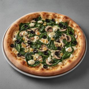 Individual 10" Small Spinach Pizza