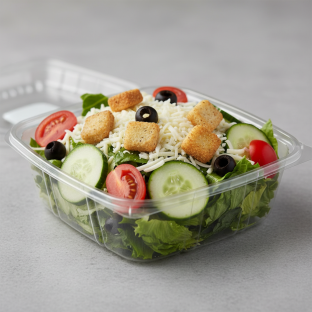 Entree Boxed House Salad with Chicken