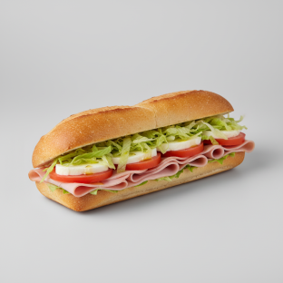 Ham Sub Sandwich & House Salad