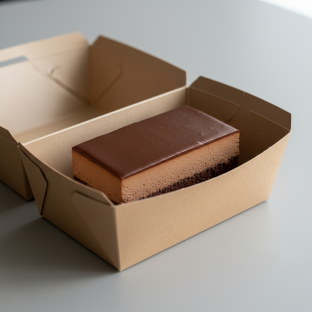 Individually Boxed Chocolate Mousse Cake