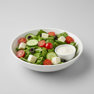 GLUTEN FREE Small House Salad With Ranch Dressing