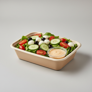 GLUTEN FREE Entree Boxed House Salad With Italian Dressing