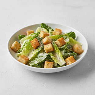 Classic Caesar Salad with Tofu