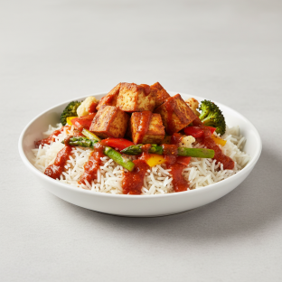 Morrocan Harissa Tofu with Rice