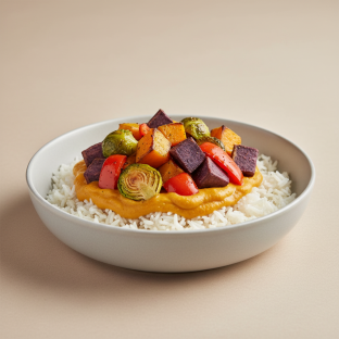 Vegan Bowl with Rice