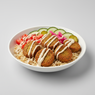 Falafel Bowl with Rice