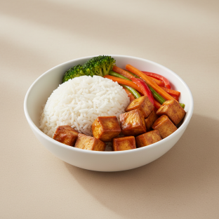 Teryaki Tofu Bowl with Rice Teryaki Tofu Bowl with Rice