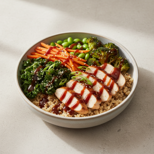 Chicken Samurai Bowl with Quinoa Chicken Samurai Bowl with Quinoa