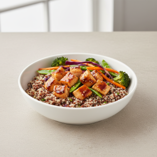 Teryaki Chicken Bowl with Quinoa Teryaki Chicken Bowl with Quinoa