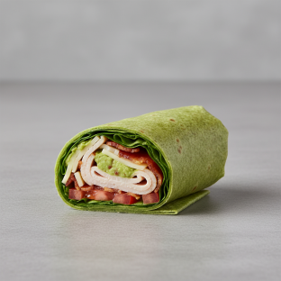 Turkey and Bacon Guacamole Wrap