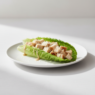Gluten Free Caesar Chicken Lettuce Wrap