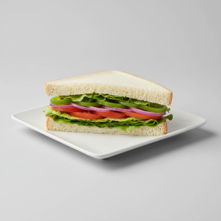 14 The Veggie (no cheese) on White