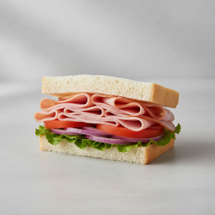 No. 3 Ham on White (no provolone)