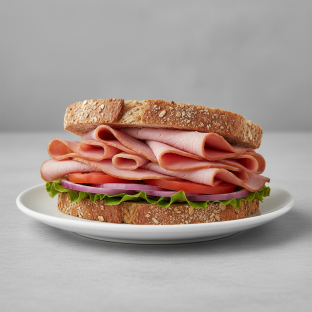 No. 3 Ham on Wheat (no provolone)