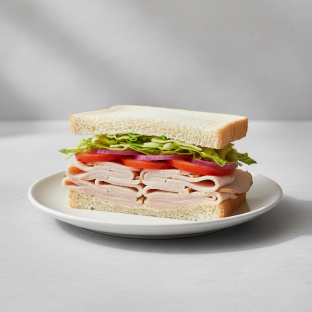 No. 7 Turkey on White (no provolone)