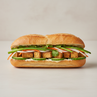 (No Jalapeno) Soy Tofu Banh Mi