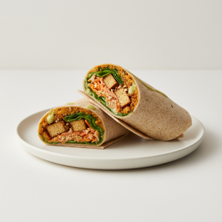 Spiced Vegan Wrap Platter