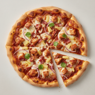 BBQ Chicken Thin Crust Pizza