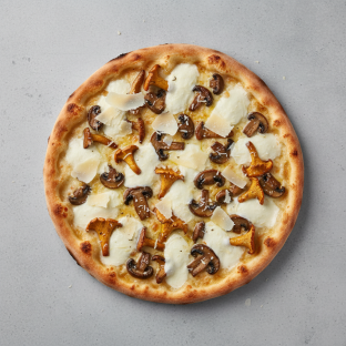 Wild Mushroom & Truffle Oil Thin Crust Pizza