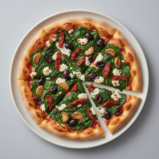 Greek Thin Crust Pizza