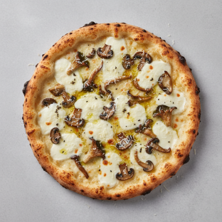 Wild Mushroom & Truffle Oil Thin Crust Pizza