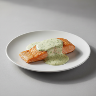 Salmon Fillet with Dill Sauce