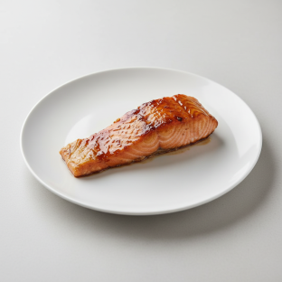 Salmon Fillet with Teriyaki Sauce