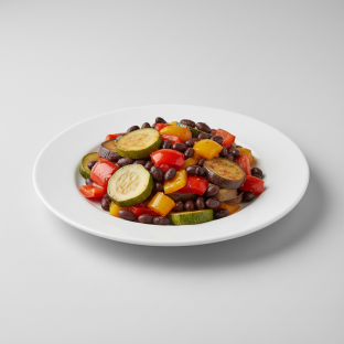 Ratatouille with Black Beans
