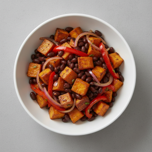 Vegan Black Bean and Sweet Potato salad