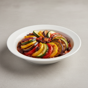 Ratatouille with Black Beans