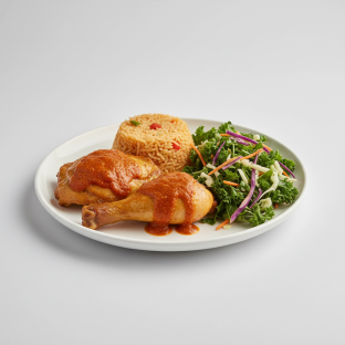 2 Piece Chicken Combo with Kale Slaw and Spicy Wild Sauce 2 Piece Chicken Combo with Kale Slaw and Spicy Wild Sauce