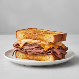Roast Beef Texas Toast Sandwich (NO tomatoes)