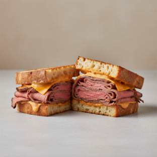 Roast Beef Sourdough Sandwich (NO tomatoes)
