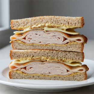 Roasted Turkey Whole Wheat Sandwich (NO tomatoes)