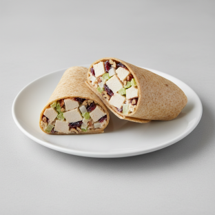 Chicken Salad Wheat Tortilla Wrap (NO tomatoes)
