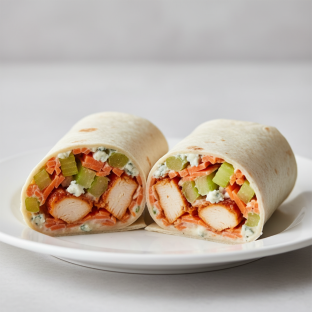 Buffalo Chicken Caesar Wrap