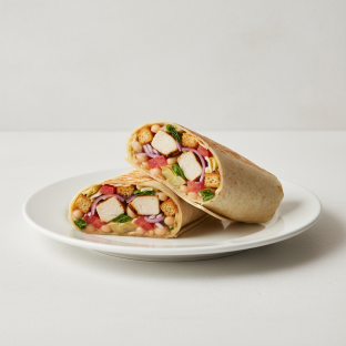 Tuscan Chicken Wrap