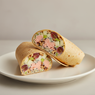 Roasted Salmon Wrap