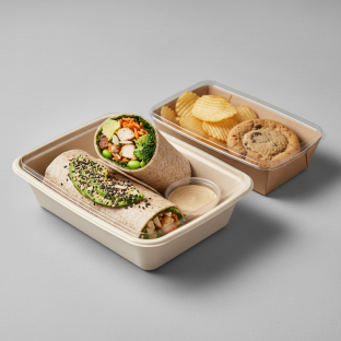 Tokyo Supergreens with Oven Roasted Chicken Wrap with Chips and Cookie