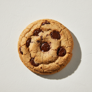 Freshly Baked Chocolate Chip Cookie