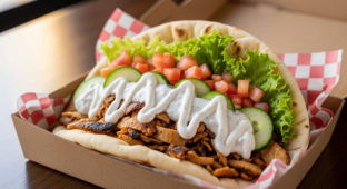 Halal Chicken Shawarma Wrap