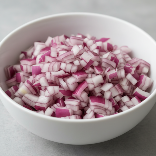 Diced Red Onions
