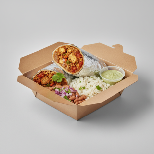 Vegan Picadillo Burrito Box