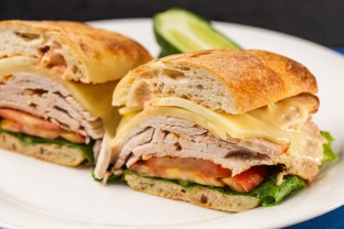 Smoked Turkey with Swiss Cheese