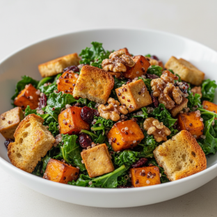 Kale Sweet Potato Quinoa Salad with Tofu Kale Sweet Potato Quinoa Salad with Tofu