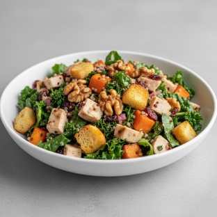 Kale Sweet Potato Quinoa Salad with Chicken Kale Sweet Potato Quinoa Salad with Chicken