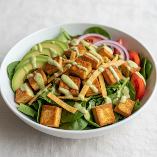Tofu Tex Mex Salad Tofu Tex Mex Salad