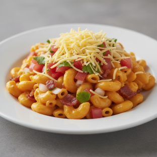 Mac and Cheese With Bacon and Pico De Gallo Mac and Cheese With Bacon and Pico De Gallo