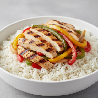Grilled Chicken Fajita Rice Bowl Grilled Chicken Fajita Rice Bowl